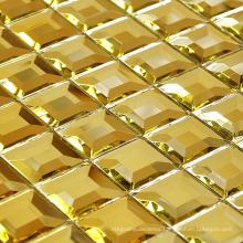 Gold Mosaic Tile Diamond Mirror Mosaic (HD043)